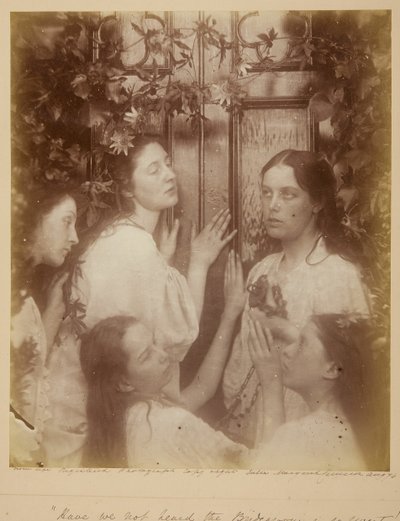 Emmekö ole kuulleet, että sulhanen on niin suloinen, elokuu 1874. tekijältä Julia Margaret Cameron
