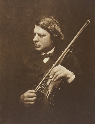 Herr Joseph Joachim, 1868, painettu 1875. tekijältä Julia Margaret Cameron