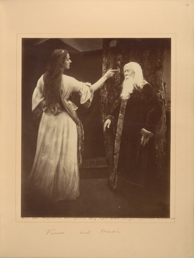 Julia Margaret Cameron - Vivien ja Merlin tekijältä Julia Margaret Cameron