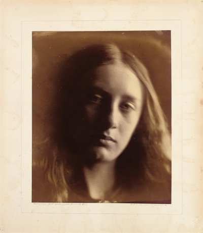 May Prinsep St. Johnina, 1866 (albumiprintti) tekijältä Julia Margaret Cameron
