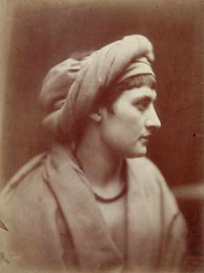 Turbaanipäisen naisen muotokuva tekijältä Julia Margaret Cameron