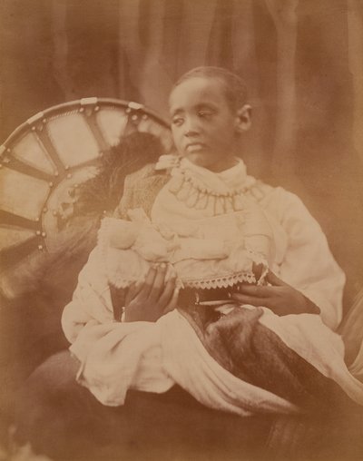 Abessinian prinssi Dejatch Alamayou, n. 1868 tekijältä Julia Margaret Cameron
