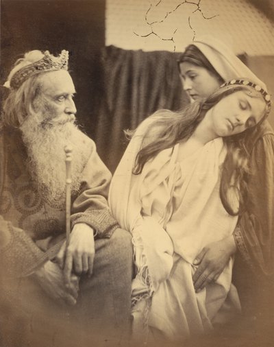 Kuningatar Ester kuningas Ahasveroksen edessä tekijältä Julia Margaret Cameron