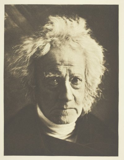Sir John Herschel, 1867, painettu lokakuussa 1890. tekijältä Julia Margaret Cameron