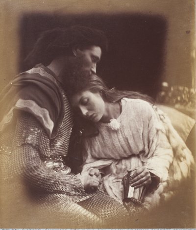 Sir Lancelotin ja kuningatar Guineveren eroaminen toisistaan tekijältä Julia Margaret Cameron