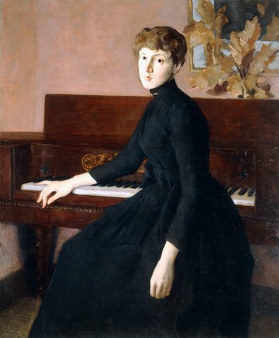 Pianon ääressä, tekijältä Julian Alden Weir