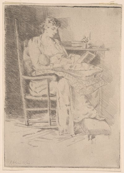 Äiti ja lapsi, nro 2 tekijältä Julian Alden Weir