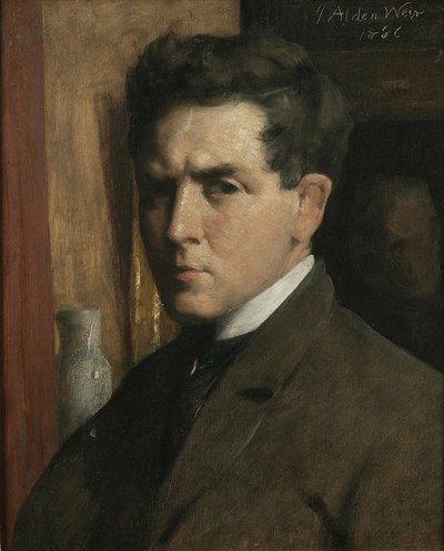 Omakuva, 1886 tekijältä Julian Alden Weir