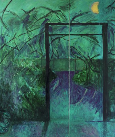 Kuunvalaistu puutarha, 2014, tekijältä Julie Held