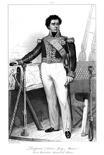 Guy-Victor Duperré 1775-1846, ranskalainen amiraali, 1839. tekijältä Julien Leopold Boilly