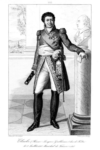 Henri Jacques-Guillaume Clarke 1765-1818, Feltren herttua ja Ranskan marsalkka, 1839. tekijältä Julien Leopold Boilly