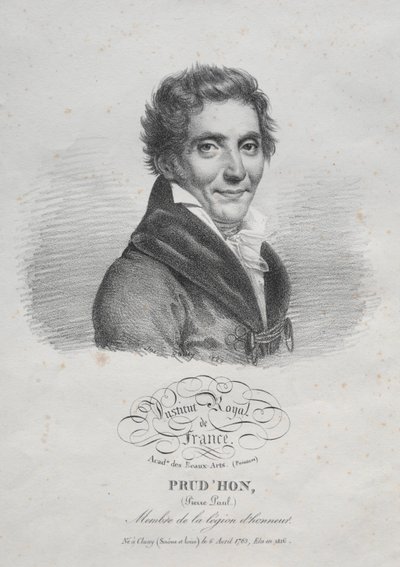 Pierre Paul Prudhon tekijältä Julien Leopold Boilly