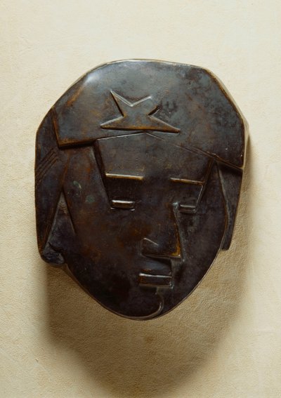 Teinin kasvot; Teini-ikäisen tytön kasvot, n. 1928-1929 tekijältä Julio Gonzalez