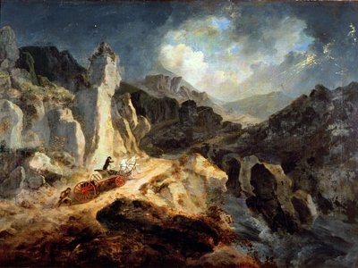 Phaeton ukkosmyrskyssä tekijältä Julius Caesar Ibbetson