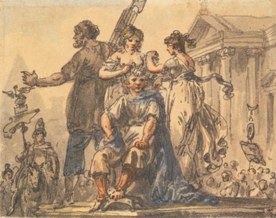Die Bildung der Bürgerkrone tekijältä Julius Caesar Ibbetson