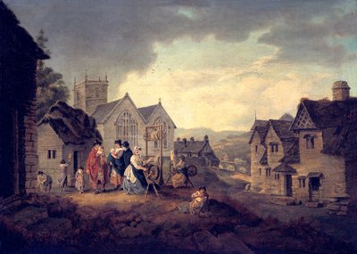 "Llangollen", 1778-1817 tekijältä Julius Caesar Ibbetson