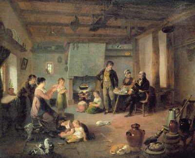 Maalarin perhe Mashamissa tekijältä Julius Caesar Ibbetson