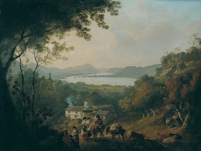 Windermere alkaen Troutbeck tekijältä Julius Caesar Ibbetson