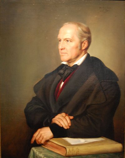 Carl Gustav Carusin muotokuva tekijältä Julius Hubner