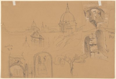 Colosseumin ja Monte Pincion tutkimukset (käänteinen) tekijältä Julius Jacob the Elder