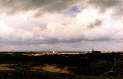 Rannikkonäköala lähellä Haagia tekijältä Julius Jacobus de Sande Bakhuizen
