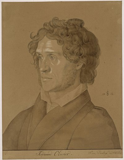 Ferdinand Olivierin muotokuva tekijältä Julius Schnorr von Carolsfeld