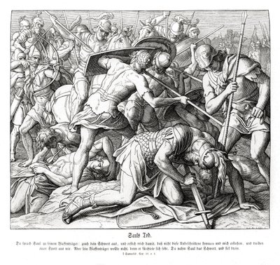 Saulin kuolema tekijältä Julius Schnorr von Carolsfeld