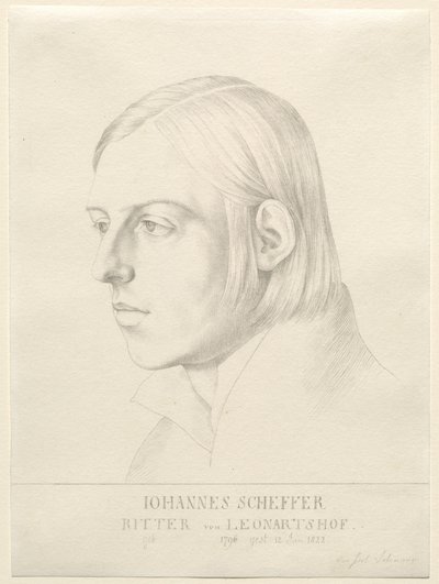 Johann evankelista Scheffer von Leonhardshoff tekijältä Julius Schnorr von Carolsfeld