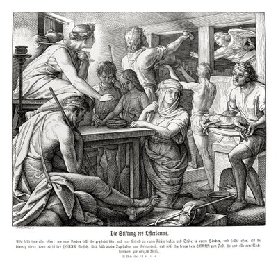 Pääsiäinen, Exodus tekijältä Julius Schnorr von Carolsfeld