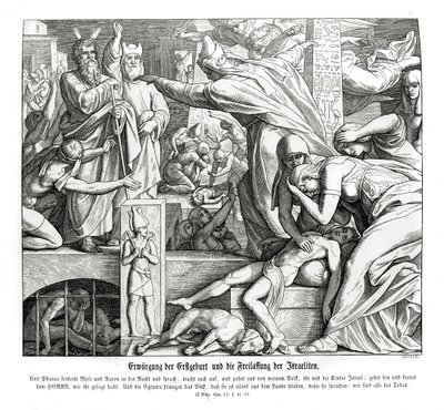 Pääsiäinen, Exodus tekijältä Julius Schnorr von Carolsfeld