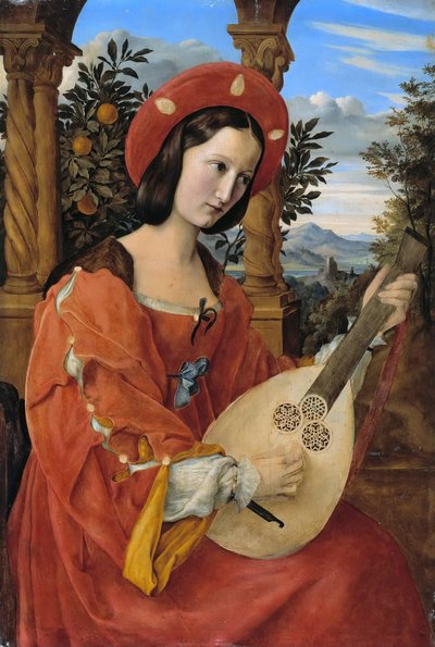 Clara Bianca von Quandtin muotokuva, 1820. tekijältä Julius Schnorr von Carolsfeld