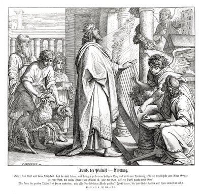 Psalmit - palvonta tekijältä Julius Schnorr von Carolsfeld