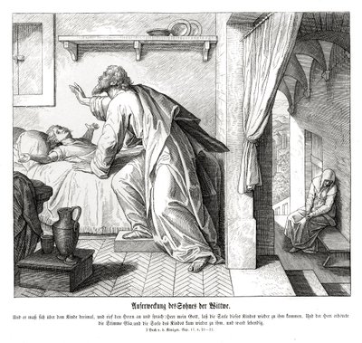 Lesken pojan herätys tekijältä Julius Schnorr von Carolsfeld