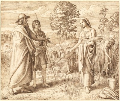 Ruth ja Boas tekijältä Julius Schnorr von Carolsfeld