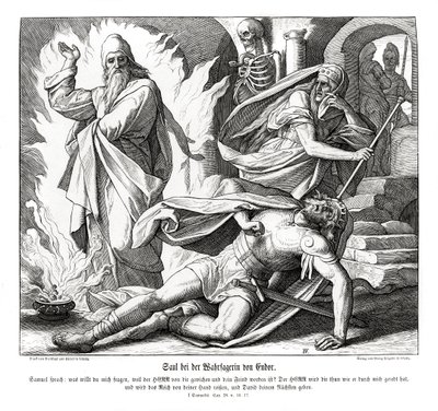 Saul Endorin noidan kanssa tekijältä Julius Schnorr von Carolsfeld