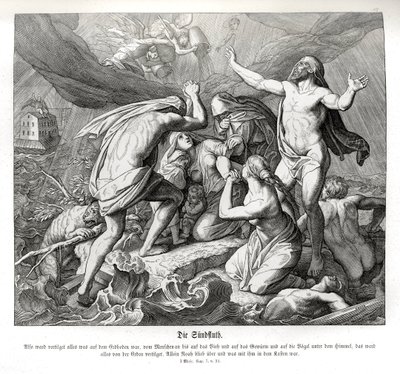 Vedenpaisumus, Genesis tekijältä Julius Schnorr von Carolsfeld