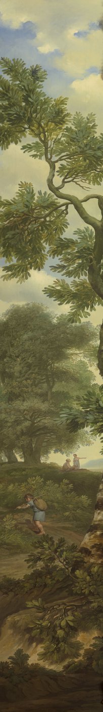 Arkadialainen maisema ja matkustaja tekijältä Jurriaan Andriessen