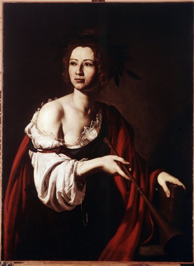 Historian allegoria. Jose de Riberan maalaus nimeltä il Spagnoletto "espanjalainen" (1591-1652) tekijältä Jusepe de Ribera