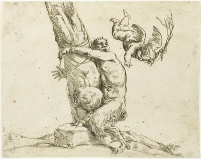 Amor rankaisee satyyria tekijältä Jusepe de Ribera