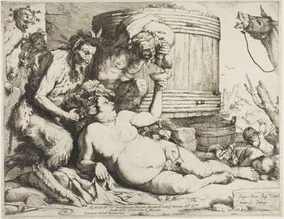 Humalainen Silenus tekijältä Jusepe de Ribera