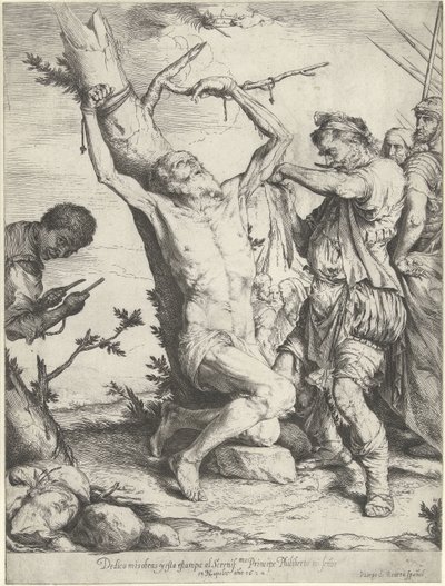 Pyhän Bartolomeuksen marttyyrikuolema tekijältä Jusepe de Ribera