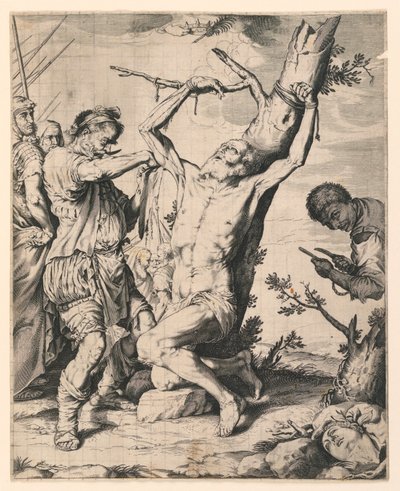 Pyhän Bartolomeuksen marttyyrikuolema tekijältä Jusepe de Ribera