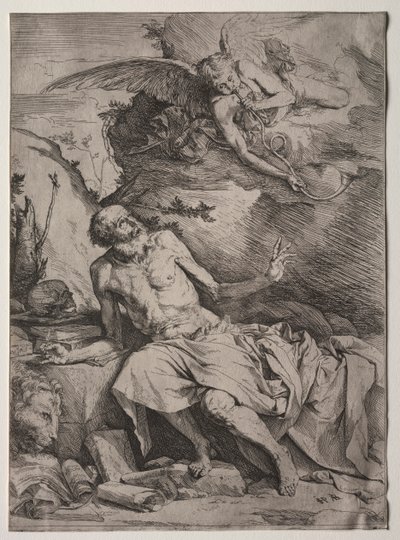 Pyhä Jerome tekijältä Jusepe de Ribera