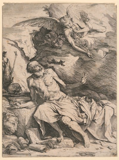 Pyhä Jerome tekijältä Jusepe de Ribera