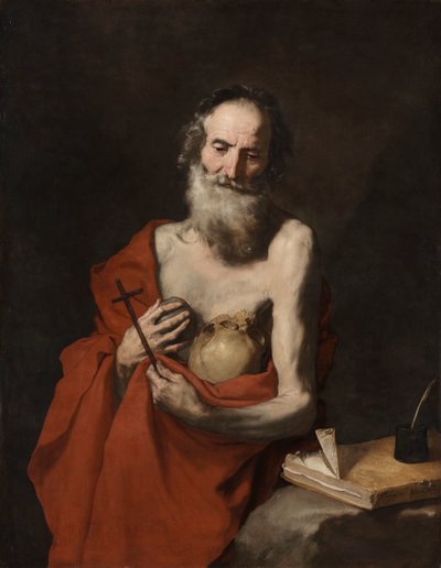 Pyhä Jerome tekijältä Jusepe de Ribera