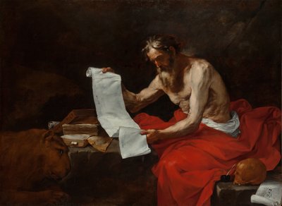 Pyhä Hieronymus, 1646 tekijältä Jusepe de Ribera