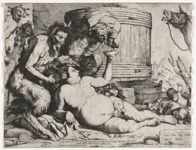 Silenus, 1628 tekijältä Jusepe de Ribera