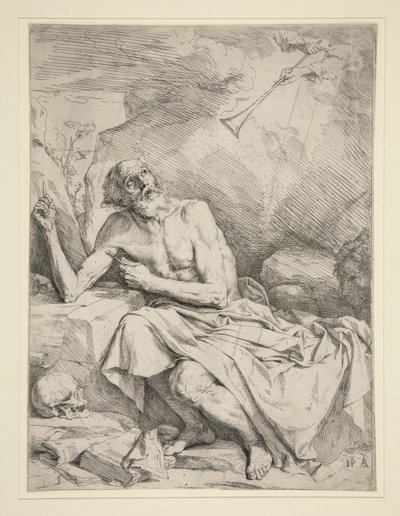 Pyhä Hieronymus tekijältä Jusepe de Ribera