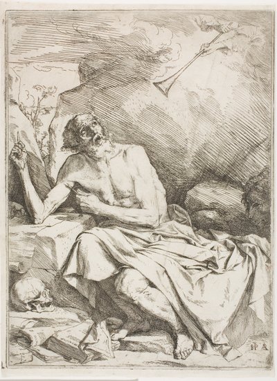 Pyhä Hieronymus kuulee viimeisen tuomion trumpetin tekijältä Jusepe de Ribera