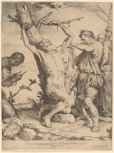 Pyhän Bartolomeuksen marttyyrikuolema tekijältä Jusepe de Ribera